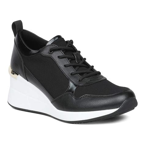 Amazon.com: Women's Black Wedge Sneakers.